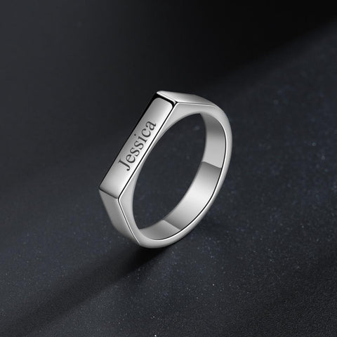 Taylor Name Bar Ring