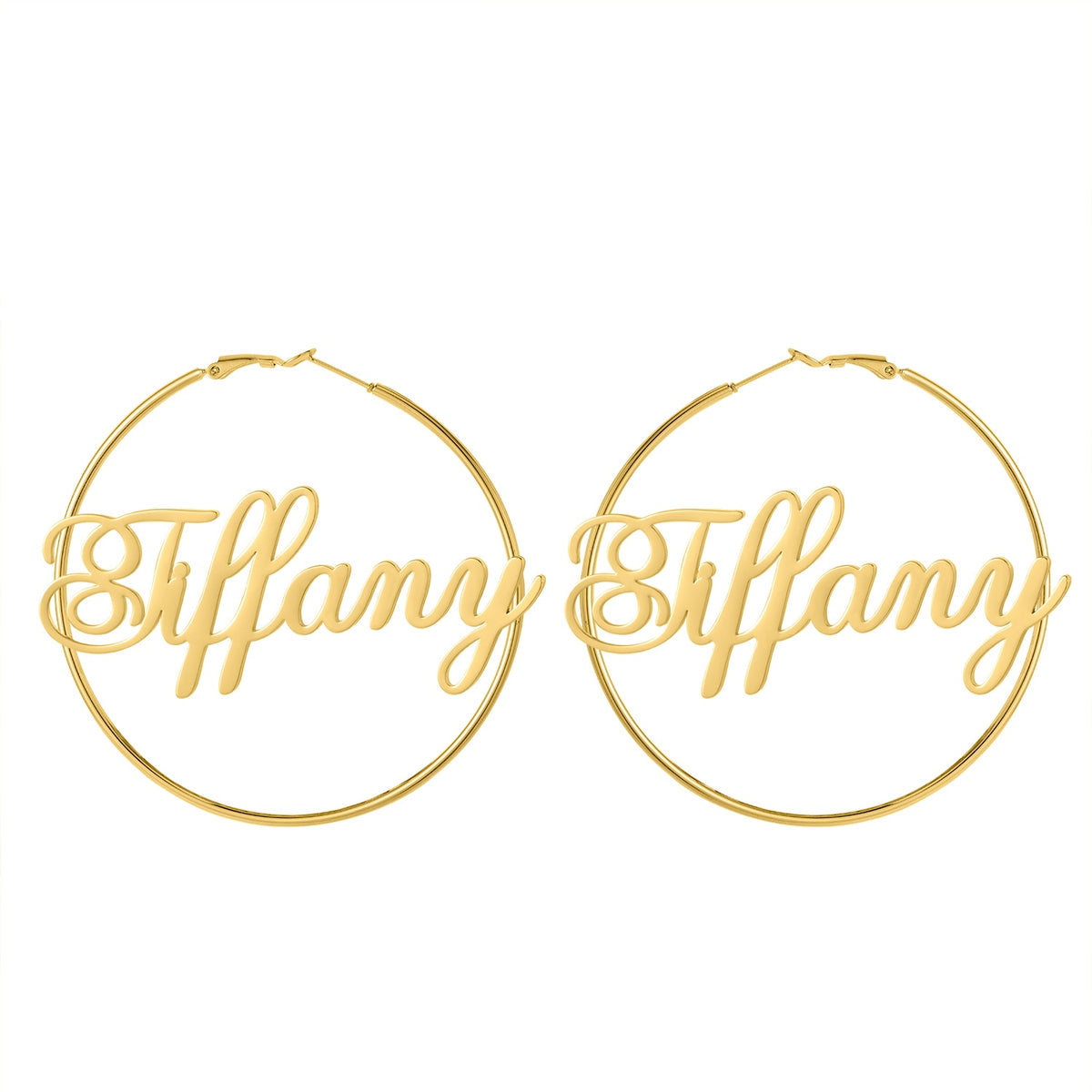 Tiffany Hoop Name Earrings