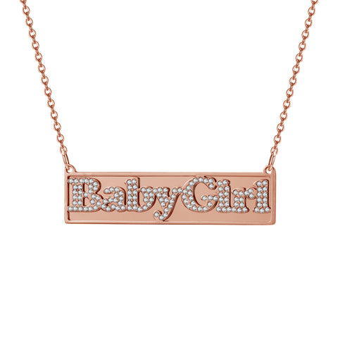 Jennifer Nameplate Necklace