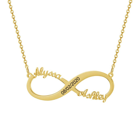 Multiname Infinity Necklace