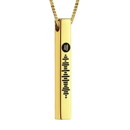 Spotify Song Code Necklace