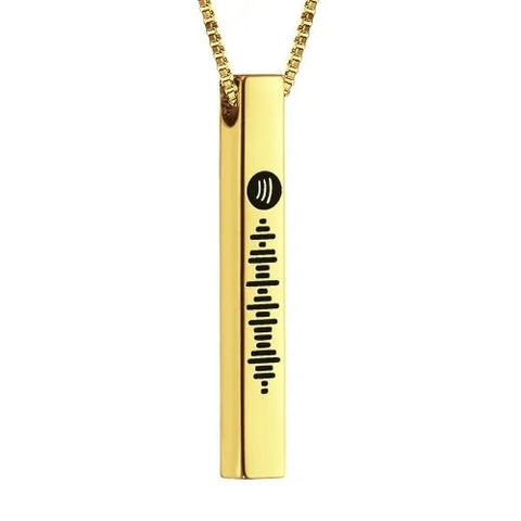 Spotify Song Code Necklace