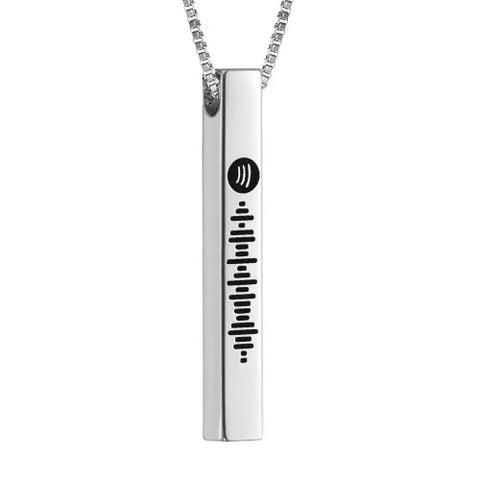 Spotify Song Code Necklace