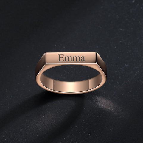 Taylor Name Bar Ring