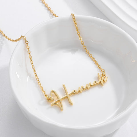 Hanna Cursive Name Necklace