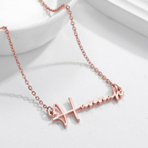 Hanna Cursive Name Necklace