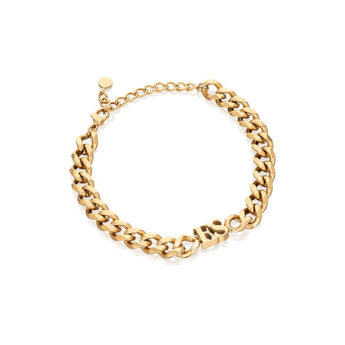 Two Initials Cuban Link Bracelet