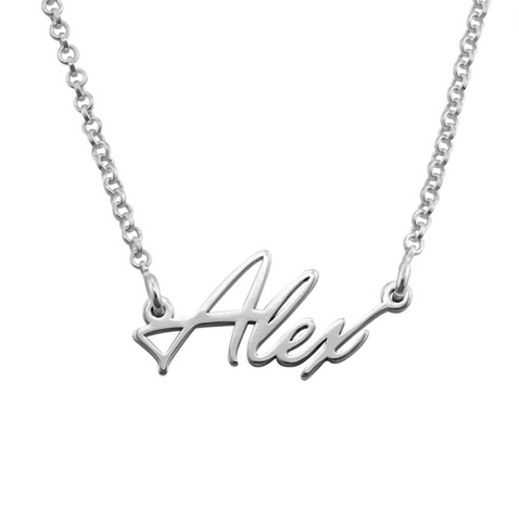 Hanna Cursive Name Necklace