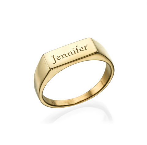 Taylor Name Bar Ring