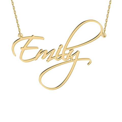 Reyhan Cursive Name Necklace