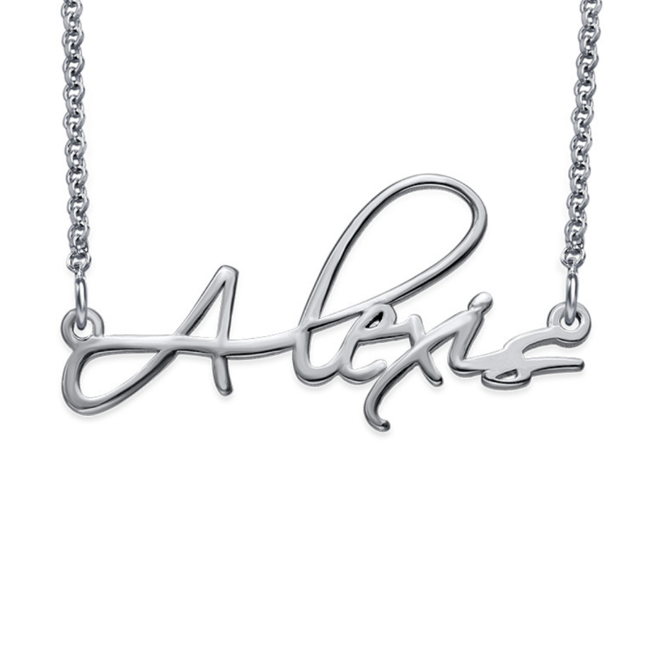 Reyhan Cursive Name Necklace