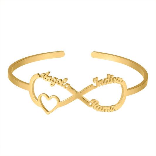 Infinity Multi-Name Bangle