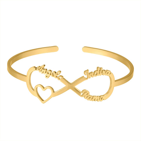 Infinity Multi-Name Bangle