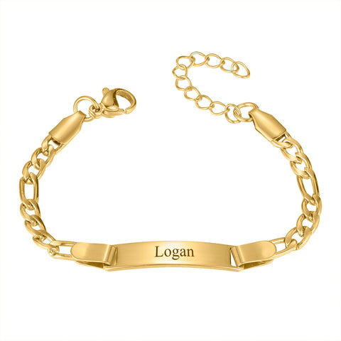 Emma Nameplate Cuban Link Bracelet