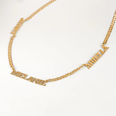 Brianna Multi-Name Mariner Link Necklace