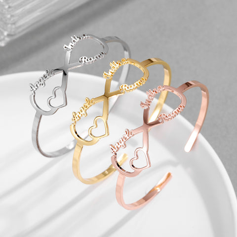 Infinity Multi-Name Bangle